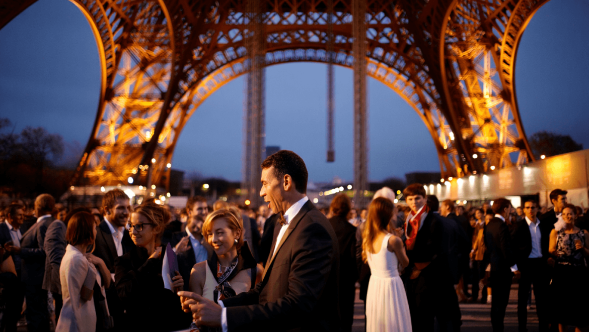 La Tour Eiffel accueille la closing party crypto de la Paris Blockchain Week