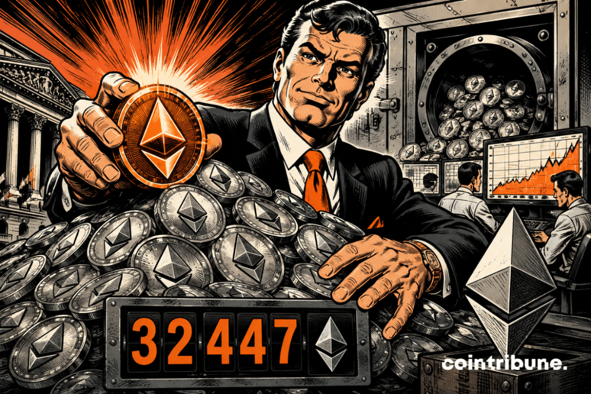 Ethereum : BitMine renforce ses avoirs avec 32 447 ETH supplémentaires
