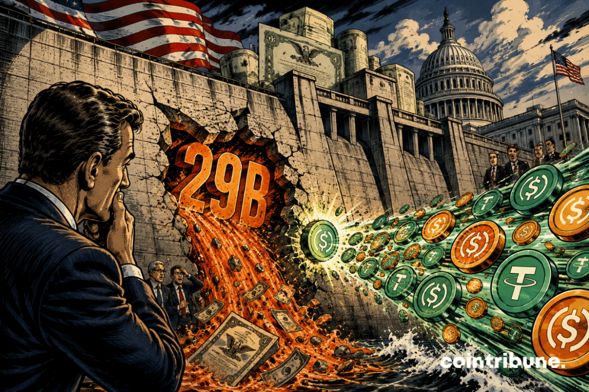 Les stablecoins au secours de la dette américaine après une fuite de 29 milliards de dollars