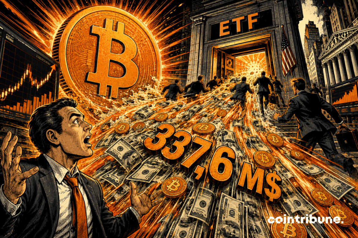 Les ETF Bitcoin enchaînent 6 séances d’afflux et attirent 2,26 milliards de dollars