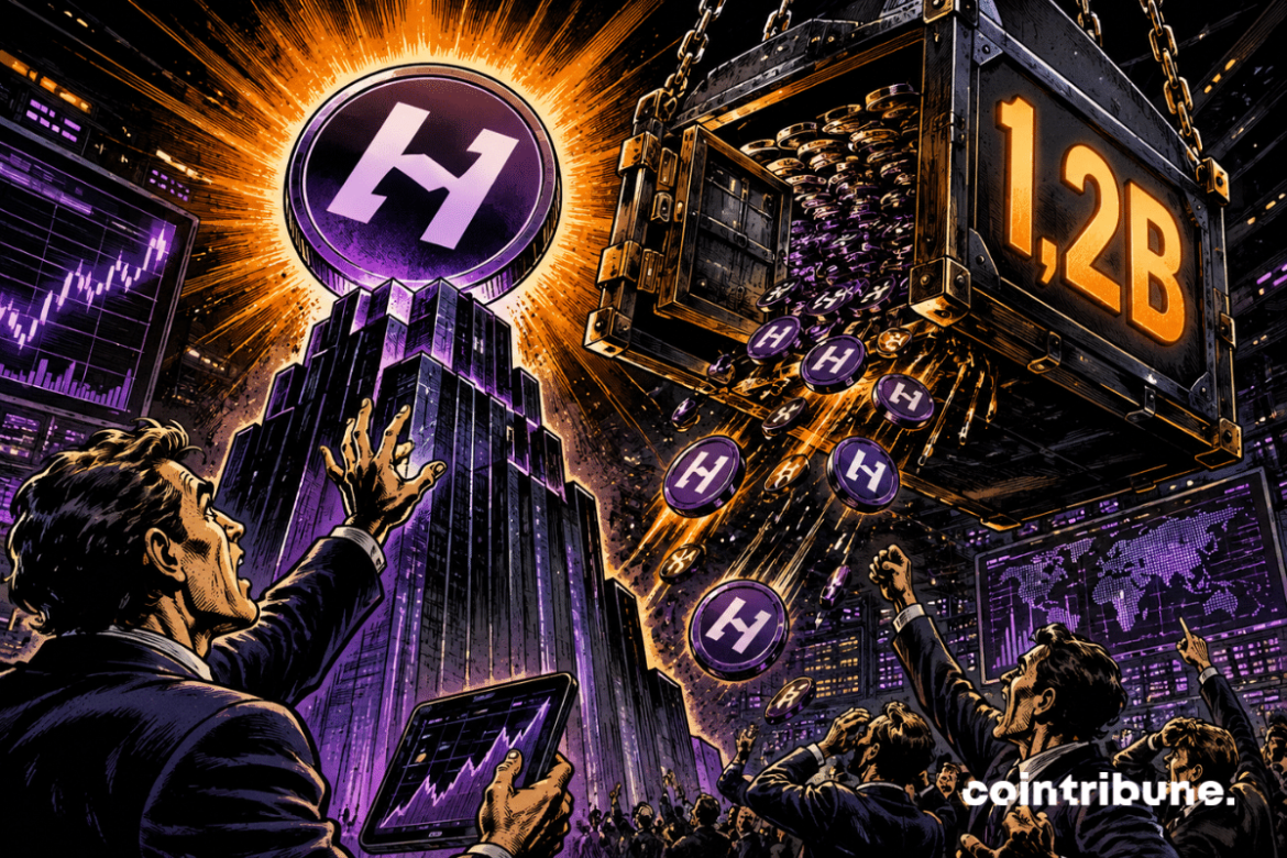 Crypto : Le HYPE atteint un record avant la libération de 1,2 milliard de dollars de jetons
